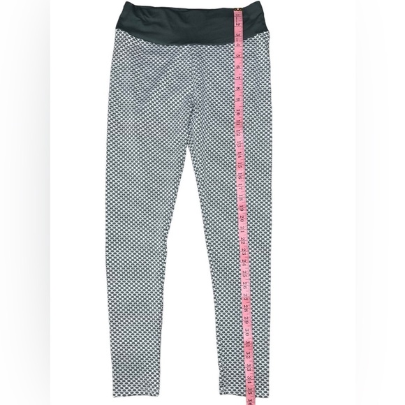 Grey High Waisted Spandex Yoga Leggings - Picture 11 of 16